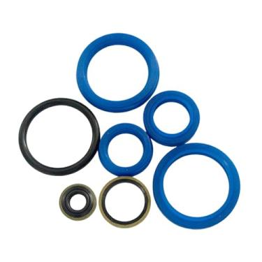 Imagem de oshhni Kit de vedação de óleo hidráulico para empilhadeira, acessórios de fixação profissional para empilhadeira, anel de vedação de borracha, 2t