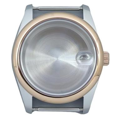 Imagem de FEIYASHI Caixa de relógio mergulhador de aço inoxidável de 36/39 mm, vidro de cristal de safira para movimento NH35/NH36 38 Miyota8215, Tampa inferior sólida 5, 39MM+Miyota8215 8205 Movement, Caixa de