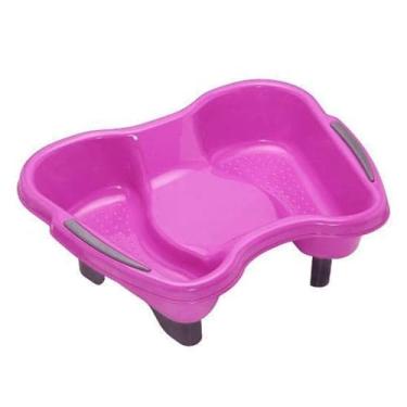 Imagem de Bacia com Pedestal para Pedicure, Santa Clara, Rosa