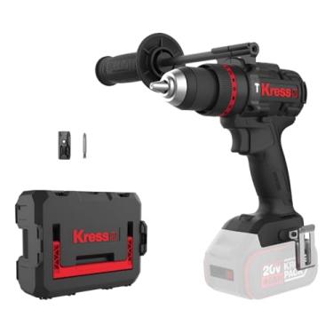 Imagem de Furadeira de Impacto Brushless Kress KUC33.91 20V 95Nm – Mandril Metálico 13mm, 2 Velocidades, LED, Alta Potência e Precisão Profissional – Não Acompanha Bateria