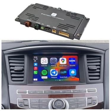 Imagem de Módulo automotivo CarPlay e Android para Infiniti QX60 (2016-2021) Acessórios atualizados CarPlay mantém suporte de tela OEM rádio CD/XM
