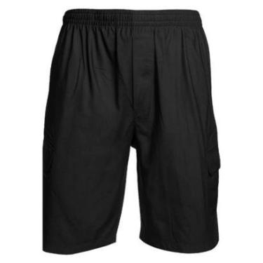 Imagem de Bermuda Masculina Sarja Com Elástico Branca Plus Size-Masculino