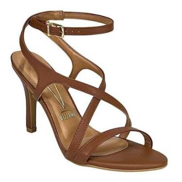 Imagem de Sandália Vizzano Social Salto Fino 6249.1016 Marrom Mocca-Feminino