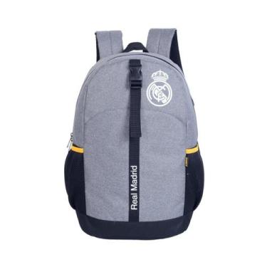 Imagem de Mochila Esportiva Escolar Futebol Real Madrid Oficial - Xeryus