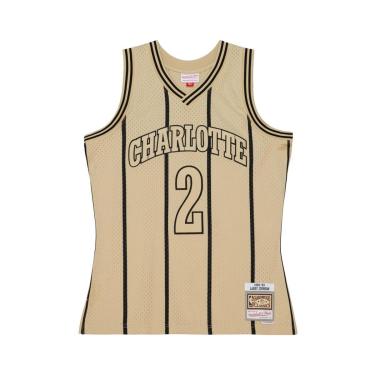 Imagem de Regata Mitchell & Ness Swingman Jersey Charlotte Hornets 1992-93 Larry Johnson Masculino-Masculino