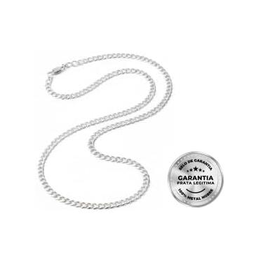 Imagem de Corrente de Prata Grumet 70 cm| 5mm