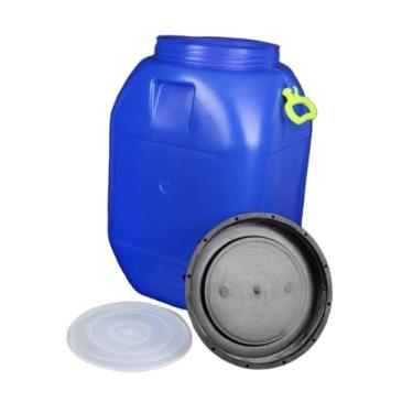 Imagem de IEUDNS Barril de água, recipiente leve e multiuso para armazenamento de alimentos, balde hermético, barril para de água da chuva, enzimas, óleo, mel e, 50l