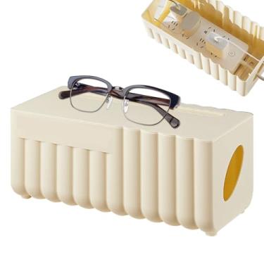 Imagem de Caixa de armazenamento de cabos – Caixa de armazenamento para economizar espaço – Organizador de cabos de mesa | para fios de TV, roteador de computador, sala de estar, quarto, prateleira, mesa, sala