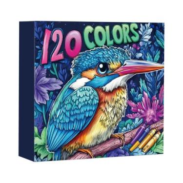 Imagem de Conjunto De 72/120 Lápis De Cor Vibrantes Premium Com Núcleo Macio Par