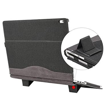 Imagem de Capa de laptop para Microsoft Surface Book 3 34.3 cm / Surface Book 2 34.3 cm, capa protetora de couro PU, capa removível 2 em 1 com suporte para teclado (para Surface Book 34.3 cm)