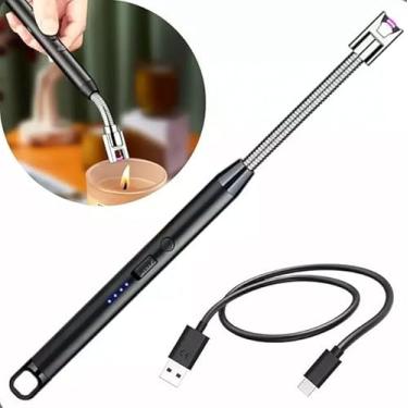 Imagem de Isqueiro Acendedor Elétrico USB Recarregável Flexível e Multifuncional para Velas, Fogão e Carvão