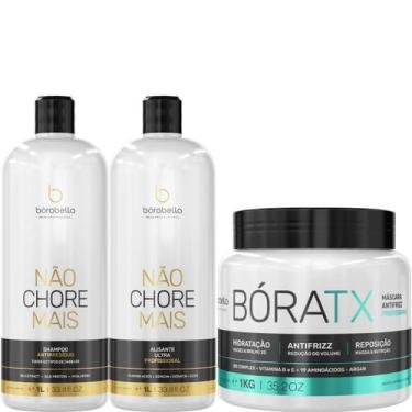 Imagem de Progressiva Borabella Não Chore 2x1L + Máscara Bóratx 1kg