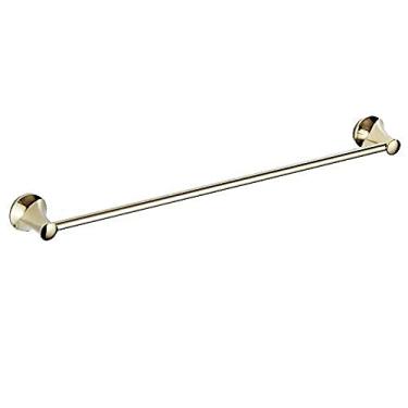 Imagem de Toalheiro dourado moderno acessórios de banheiro toalheiro feito de aço inoxidável à prova de ferrugem suporte de toalha montado na parede para cozinha, banheiro, hotel, comprimento: 60 cm