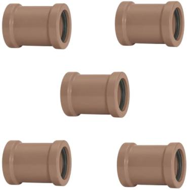 Imagem de Luva de Correr 40mm PVC Encanamento Conexão Kit 05 Un