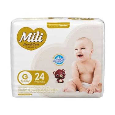 Imagem de Fralda mili love & care - pacote jumbo, G