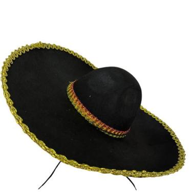 Imagem de Chapéu Mexicano Sombreiro Carnaval Fantasia Cosplay Mortos - generico
