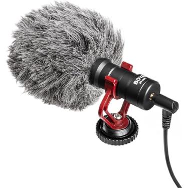 Imagem de Microfone Condensador Direcional Cardioide para Vídeo – Áudio Profissional para Câmeras, Smartphones e PCs – Plug & Play 3.5mm