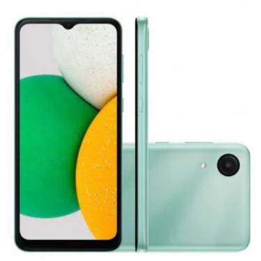 Imagem de Smartphone Samsung Galaxy A03, 2GB RAM, 32GB, Octa-Core, Câmera de 8MP, Tela 6.5", Verde - Sm-a032mlgrzto
