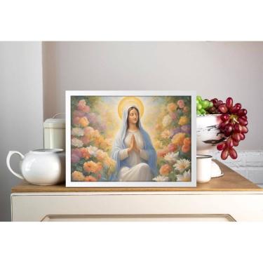 Imagem de Maria em oração - 70 x 50 Caixa (vinil)