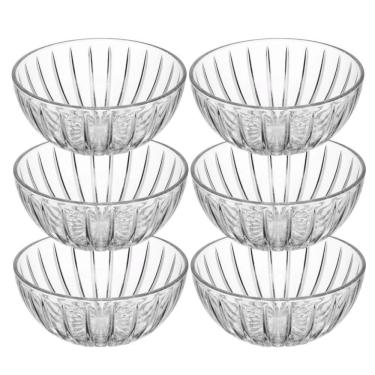 Imagem de Jogo 6 Bowl De Cristal Ecológico Mini Tigela Cumbuca Transparente Wolff 100ml