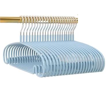 Imagem de Cabide de metal adulto antiderrapante para exibição de roupas para casa cabide de armazenamento de roupas vintage para armário com economia de espaço cabide organizador de pendurar adequado para