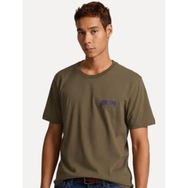 Imagem de Camiseta John John Masculina Relaxed Fit Ranch Marrom Escuro-Masculino