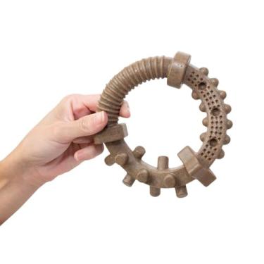 Imagem de Mordedor Circular Roscão Bacon, Brinquedo Interativo para Cães, Texturizado