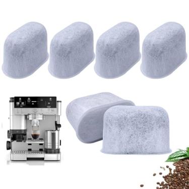 Imagem de Pacote com 6 inserções de filtro de água para acessórios Ninja Luxe Café, filtro de água de carvão para substituição de filtro de café adequado para máquina de café expresso Ninja