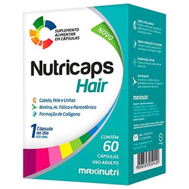Imagem de NUTRICAPS HAIR 60CPS MAXINUTRI