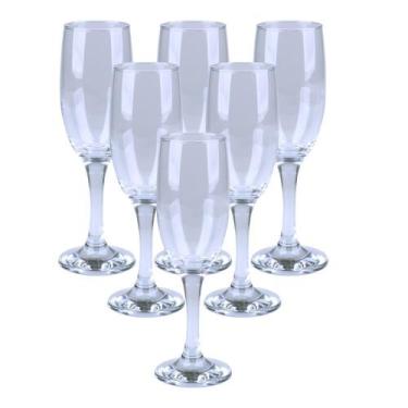 Imagem de Conjunto com 6 Taças Champagne 190ml Mystic CV244249 Cazza, UNICA
