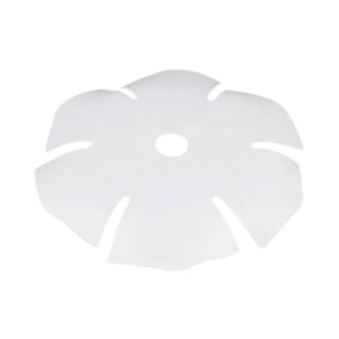 Imagem de MotiveTech Abajur nórdico em PVC com estampa floral, acessório decorativo para luminária de chão ou pendente, 40cm