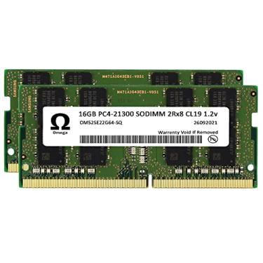 Imagem de Omega 32 GB (2 x 16 GB) Atualização de memória para laptop para jogos DDR4 2666MHz PC4-21300 SODIMM 1Rx8 CL19 1.2v Notebook DRAM RAM
