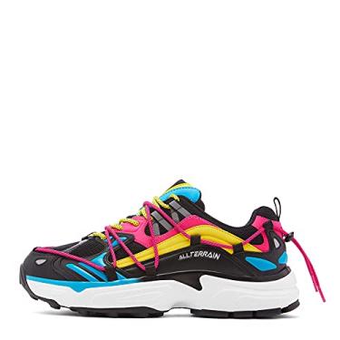 Imagem de Fila Tênis masculino leve e durável Expeditioner, Preto/Carburão Mar/Branco, 8