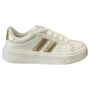 Imagem de Tênis Skynner Casual Feminino com Listra Confortável para o Dia a Dia-Feminino