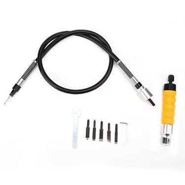 Imagem de Generic Ferramenta Elétrica Sem Esforço para Entalhar Madeira, Cinzel, Escultores de Madeira, Aço Inoxidável e Borracha