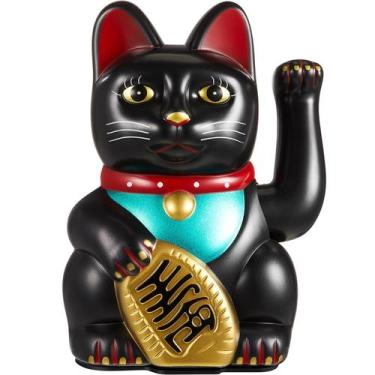 Imagem de Decoração Chunful Lucky Cat Waving Arm Maneki Neko 6cm
