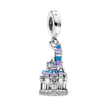 Imagem de Pulseira De Charme Em Prata Esterlina 925 Para Mulheres, Joias Mickey 