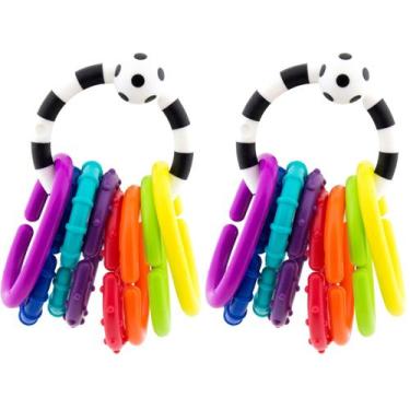 Imagem de Conjunto de 9 peças Sassy Ring O Links Teether, pacote com 2