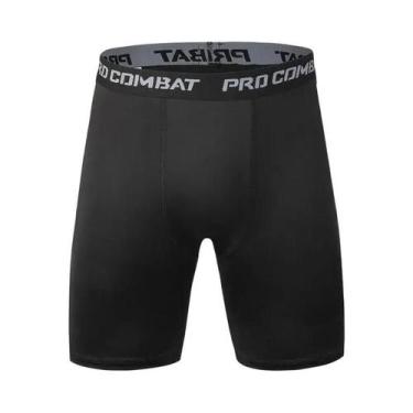 Imagem de Shorts De Compressão Masculinos De Secagem Rápida Para Fitness, Elásti