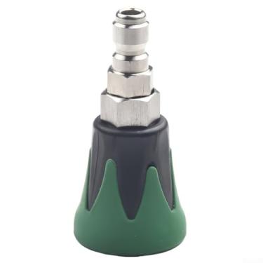 Imagem de Conjunto de bicos de máquina de limpeza de alta pressão construção de metal 15° 25° 40° pontas de pulverização serviço longo fácil instalação para substituição de pátio de carro atualização (25°)