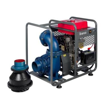 Imagem de Motobomba à Diesel 6'' 13,0CV Partida Elétrica BD720E Branco