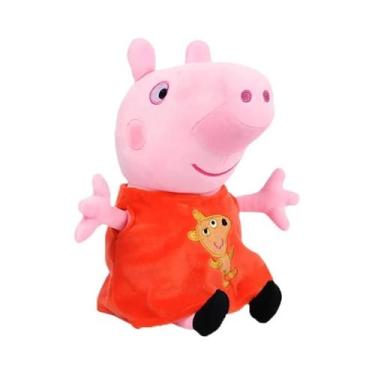 Imagem de Brinquedo De Pelúcia Peppa Pig Avô E Avó De 30CM, Boneco Para Crianças