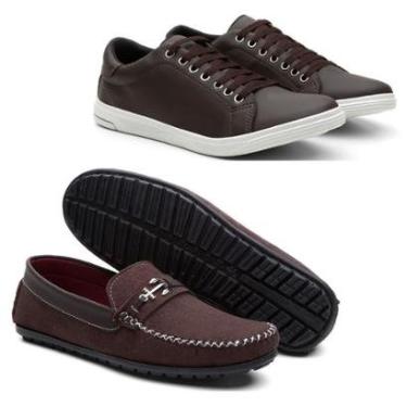 Imagem de Kit Sapatênis + Mocassim Drive Masculino Conforto Dia a Dia-Masculino
