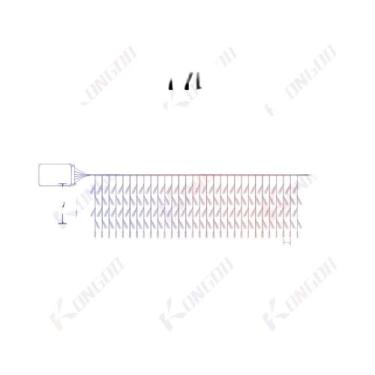 Imagem de Luzes De Natal LED Em Forma De Gelo Para Exterior 4/6/12M Cortina De F
