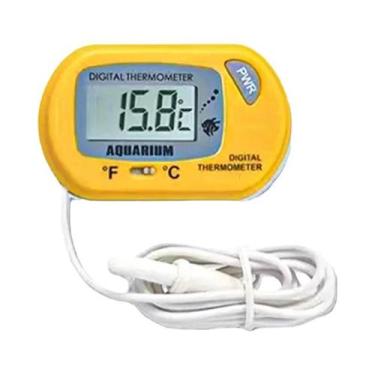 Imagem de Termômetro Digital LCD À Prova d'Água Para Aquário Com Ventosa Para Ta
