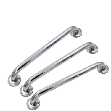 Imagem de Barra de Apoio para Parede em Aço Inox 24mm de Diâmetro Segurança e Acessibilidade (3, 40cm)