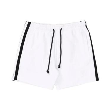 Imagem de Bermuda De Verão Masculina Para Esportes E Fitness, Casual, Estampada,