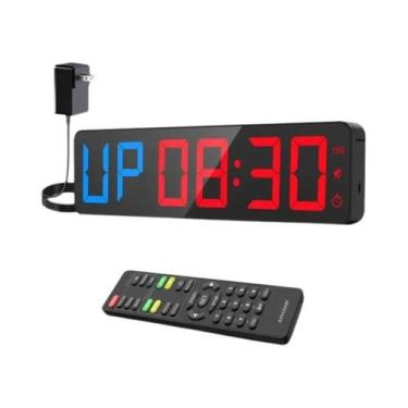 Imagem de Relógio De Parede Com Display LED Grande De 15 Polegadas Para Academia