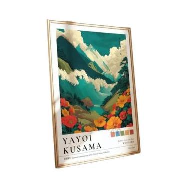 Imagem de Impressões Em Tela De Yayoi Kusama Com Recifes De Coral, Cogumelos E M