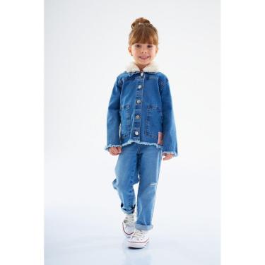 Imagem de Jaqueta Jeans Infantil Feminina Up Baby-Feminino